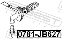 Master Cylinder, clutch 0781-JB627