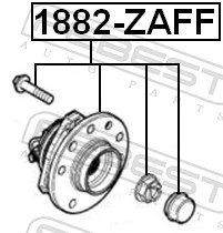 Wheel Hub 1882-ZAFF