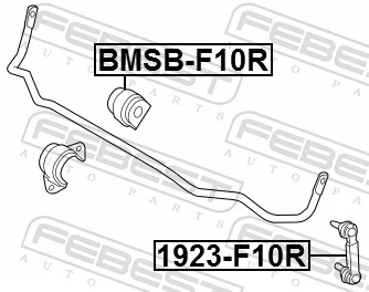 Mounting, stabiliser bar BMSB-F10R