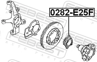 Wheel Hub 0282-E25F