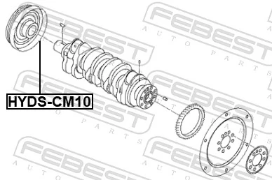 FEBEST HYDS-CM10 Belt Pulley, crankshaft