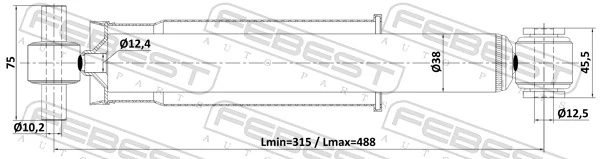 Shock Absorber 24110-005R