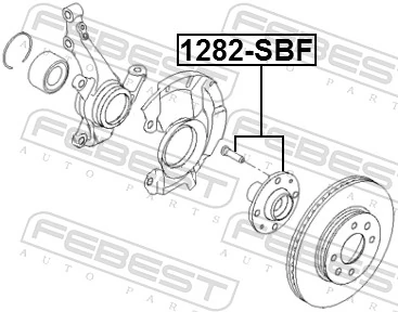 Wheel Hub 1282-SBF