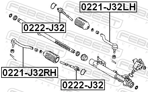 Inner Tie Rod 0222-J32