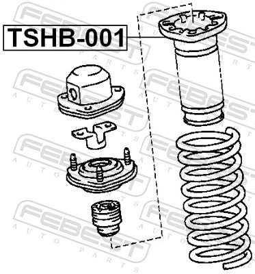 FEBEST TSHB-001 Protective Cap/Bellow, shock absorber