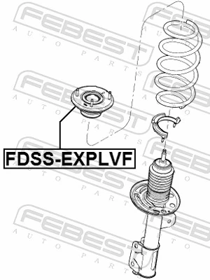 FEBEST FDSS-EXPLVF Suspension Strut Support Mount