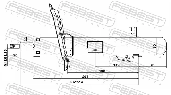 Shock Absorber 02110-001FR
