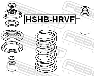 Protective Cap/Bellow, shock absorber HSHB-HRVF