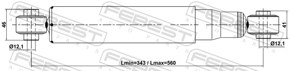 Shock Absorber 20110-005R