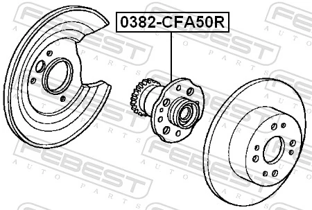 Wheel Hub 0382-CFA50R