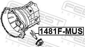 FEBEST 1481F-MUS Release Fork, clutch