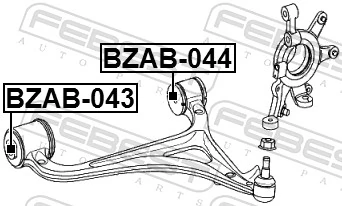 Mounting, control/trailing arm BZAB-044