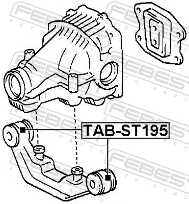 FEBEST TAB-ST195 Mounting, differential