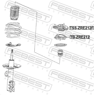 Suspension Strut Support Mount TSS-ZRE212F