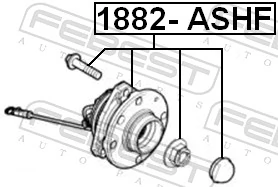 Wheel Hub 1882-ASHF