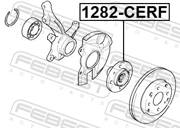 Wheel Hub 1282-CERF