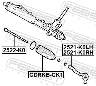 Inner Tie Rod 2522-K0