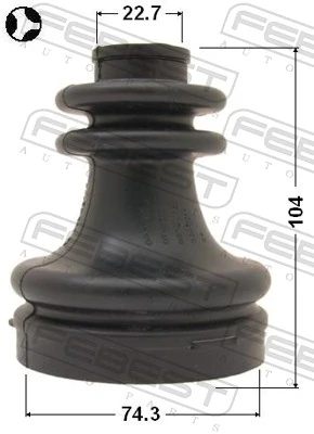 FEBEST 0415-DARH Bellow, drive shaft