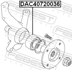Wheel Bearing DAC40720036