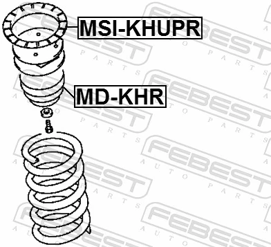 FEBEST MSI-KHUPR Spring Seat