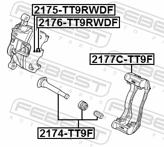 Repair Kit, brake caliper 2175-TT9RWDF