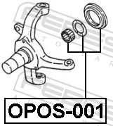 Repair Kit, steering knuckle OPOS-001