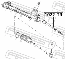 FEBEST 1022-TR Inner Tie Rod