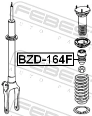 Rubber Buffer, suspension BZD-164F