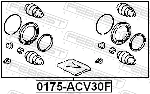 Repair Kit, brake caliper 0175-ACV30F