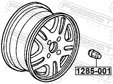 Wheel Nut 1285-001