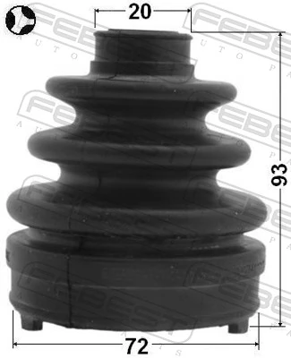 Bellow Kit, drive shaft 0815-G12