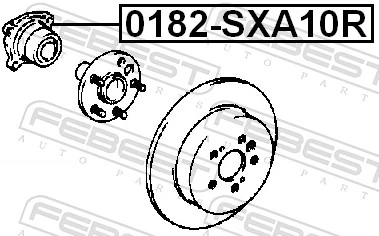 Wheel Hub 0182-SXA10R