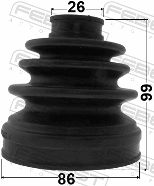 ベローズセット、ドライブシャフト 1415-NARH