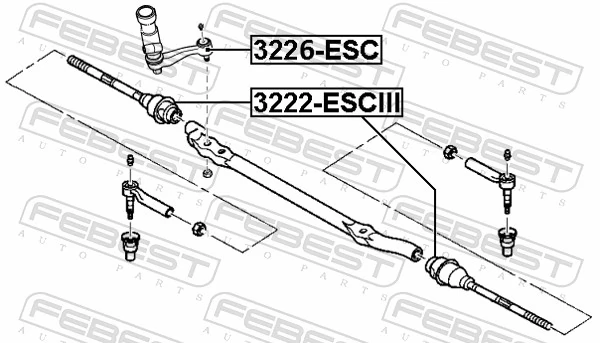 FEBEST 3226-ESC Pitman Arm