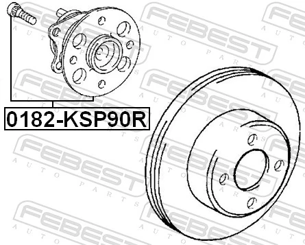 Wheel Hub 0182-KSP90R