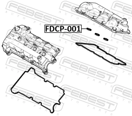 FEBEST FDCP-001 Seal Ring, spark plug shaft