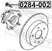 Wheel Stud 0284-002