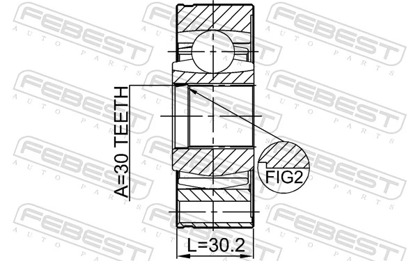 Joint Kit, drive shaft 1211-IX35SHA