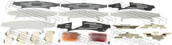 FEBEST 0503-GHF Accessory Kit, disc brake pad