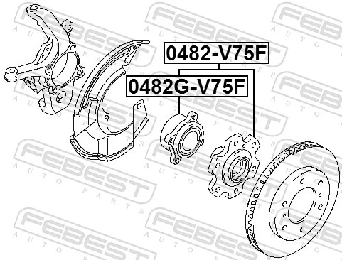 Wheel Hub 0482G-V75F