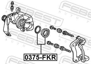 Repair Kit, brake caliper 0375-FKR