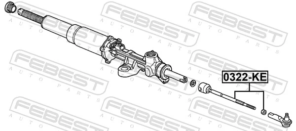 Inner Tie Rod 0322-KE