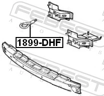 Tow hook 1899-DHF