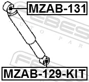 Bush, shock absorber MZAB-131