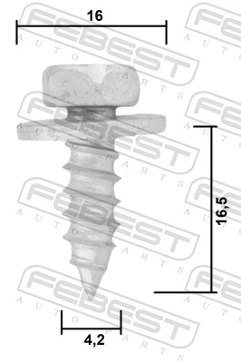 FEBEST 88570-226 Engine Guard/Skid Plate