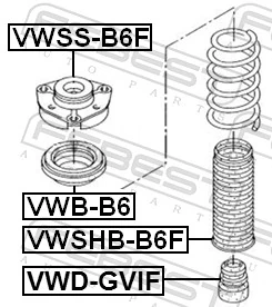 Rubber Buffer, suspension VWD-GVIF