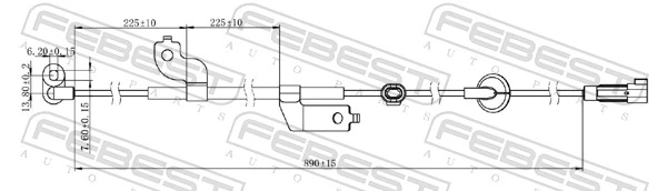 Sensor, wheel speed 04606-004