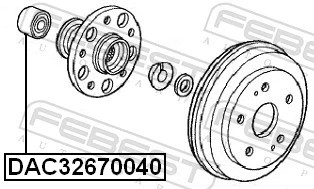 Wheel Bearing DAC32670040