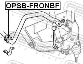 FEBEST OPSB-FRONBF Mounting, stabiliser bar