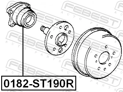 FEBEST 0182-ST190R Wheel Hub